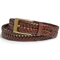 DOCKERS Men's Hand Laced Belt