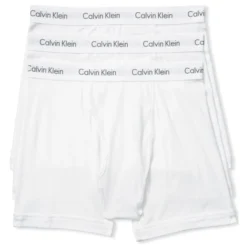 CALVIN KLEIN Men's Classic Cotton Boxer Briefs, 3 Pack