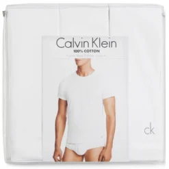 CALVIN KLEIN Men's Classic Crew Short-Sleeve Undershirts, 3 Pack -Carhar Clothing Shop 1327422 101 alt2