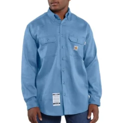 CARHARTT Men's Flame-Resistant Lightweight Twill Shirt