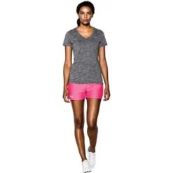 UNDER ARMOUR Women's Tech Twist V-Neck Tee 6 UNDER ARMOUR Women's Tech Twist V-Neck Tee -Carhar Clothing Shop 2009255 030 alt2