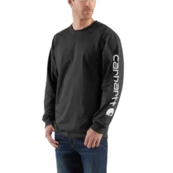 CARHARTT Men's Long-Sleeve Graphic Logo Tee
