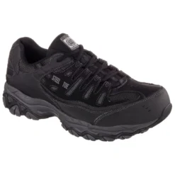 SKECHERS Men's Work Relaxed Fit: Crankton Steel Toe Work Shoes
