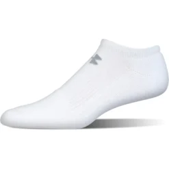 UNDER ARMOUR Boys' Charged Cotton No Show Socks, 6 Pack -Carhar Clothing Shop 2023888 101 alt3