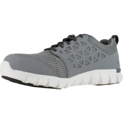 REEBOK WORK Men's Sublite Cushion Work Alloy Toe Work Shoes, Grey, Wide -Carhar Clothing Shop 2033623 004 alt3