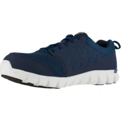 REEBOK WORK Men's Sublite Cushion Work Alloy Toe Work Shoes, Navy, Wide -Carhar Clothing Shop 2033625 402 alt3