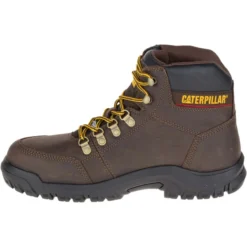 CATERPILLAR Men's 6 In. Outline Steel Toe Work Boots, Seal Brown -Carhar Clothing Shop 2040404 202 alt2