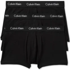 CALVIN KLEIN Men's Stretch Low-Rise Trunks, 3-Pack