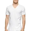 CALVIN KLEIN Men's Stretch Classic V-Neck Short-Sleeve Undershirts, 2-Pack