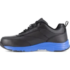 REEBOK WORK Men's Ateron Steel Toe Performance Cross Trainer Sneaker, Black/Blue -Carhar Clothing Shop 2047700 001 alt2