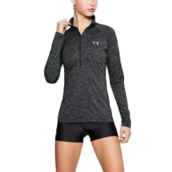 UNDER ARMOUR Women's UA Tech Twist Half Zip Pullover -Carhar Clothing Shop 2050792 001 alt2