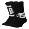 NIKE Big Boys' Performance Cushioned Crew Training Socks, 3-Pack
