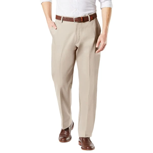 DOCKERS Men's Classic Fit Signature Khaki 2.0 Flat-Front Stretch Crease Pants 1 DOCKERS Men's Classic Fit Signature Khaki 2.0 Flat-Front Stretch Crease Pants