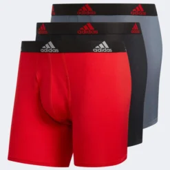 ADIDAS Men's Stretch Climalite Boxers, 3-Pack 17 ADIDAS Men's Stretch Climalite Boxers, 3-Pack -Carhar Clothing Shop 2056065 607 alt1