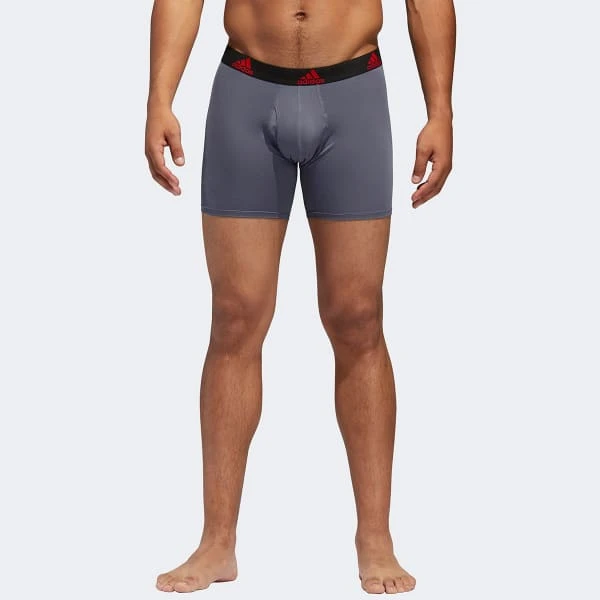 ADIDAS Men's Stretch Climalite Boxers, 3-Pack 4 ADIDAS Men's Stretch Climalite Boxers, 3-Pack - Image 4