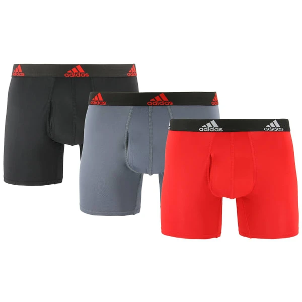 ADIDAS Men's Stretch Climalite Boxers, 3-Pack 1 ADIDAS Men's Stretch Climalite Boxers, 3-Pack