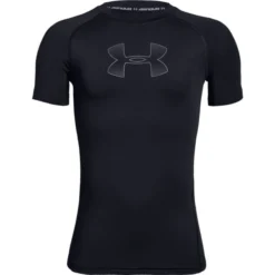 UNDER ARMOUR Boys' HeatGear Armour Short-Sleeve Shirt