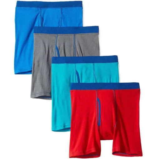 HANES Boys' Ultimate ComfortSoft Cotton Boxer Briefs, 4-Pack 7 HANES Boys' Ultimate ComfortSoft Cotton Boxer Briefs, 4-Pack -Carhar Clothing Shop 2056158 901 main