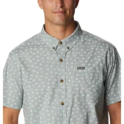 COLUMBIA Men’s Rapid Rivers™ Printed Short-Sleeve Shirt -Carhar Clothing Shop 2056957 007 alt4