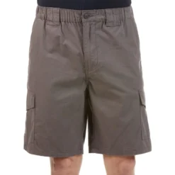 RUGGED TRAILS Men's Canvas Cargo Shorts