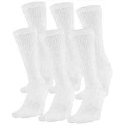 UNDER ARMOUR Boys' Cotton Training Crew Socks, 6 Pack