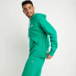 CHAMPION Men's Graphic Powerblend Fleece Hoodie -Carhar Clothing Shop 2060120 303 alt2