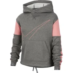 NIKE Girls' Therma Pullover Hoodie