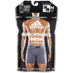 ADIDAS Men's Performance Mesh Boxer Briefs, 2-Pack -Carhar Clothing Shop 2060307 010 alt11