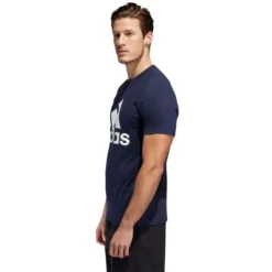 ADIDAS Men's Short-Sleeve Basic Badge Of Sport Tee -Carhar Clothing Shop 2060643 402 alt4