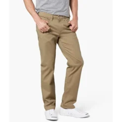 DOCKERS Men's Straight Cut 2.0 All Seasons Khaki Tech Pants -Carhar Clothing Shop 2060702 205 alt2