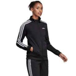 ADIDAS Women's Essentials 3-Stripes Tricot Jacket -Carhar Clothing Shop 2060765 001 alt5