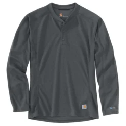 CARHARTT Men's Base Force Midweight Classic Henley Shirt