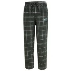 NEW YORK JETS Men's Ultimate Plaid Flannel Pajama Pants