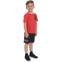 UNDER ARMOUR Little Boys' Prototype Logo Shorts -Carhar Clothing Shop 2064463 001 alt4