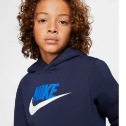 NIKE Boys' Sportswear Club Fleece Hoodie -Carhar Clothing Shop 2065013 402 alt5
