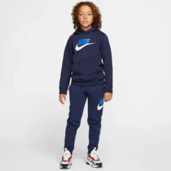 NIKE Boys' Sportswear Club Fleece Hoodie -Carhar Clothing Shop 2065013 402 alt7