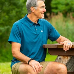 EMS Men's Essential Peak Polo -Carhar Clothing Shop 2066071 405 alt2