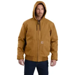 CARHARTT Men's Washed Duck Insulated Active Jacket -Carhar Clothing Shop 2066938 230 alt3