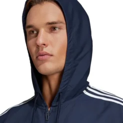 ADIDAS Men's Essentials 3-Stripes Hooded Windbreaker 15 ADIDAS Men's Essentials 3-Stripes Hooded Windbreaker -Carhar Clothing Shop 2068546 402 alt6