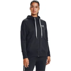 UNDER ARMOUR Women's UA Rival Fleece Full-Zip Hoodie -Carhar Clothing Shop 2070397 001 alt2
