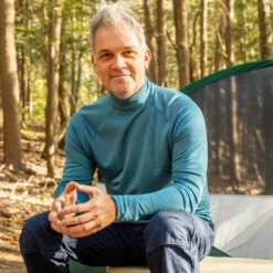 EMS Men's Traveler Merino Wool Turtleneck Pullover -Carhar Clothing Shop 2070639 402 alt3