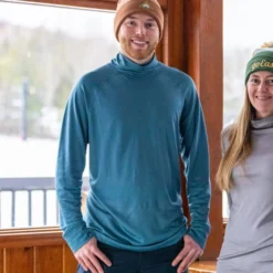 EMS Men's Traveler Merino Wool Turtleneck Pullover -Carhar Clothing Shop 2070639 402 alt4