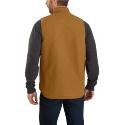 CARHARTT Men's Washed Duck Insulated Vest -Carhar Clothing Shop 2071462 201 alt2
