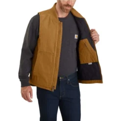 CARHARTT Men's Washed Duck Insulated Vest -Carhar Clothing Shop 2071462 201 alt3
