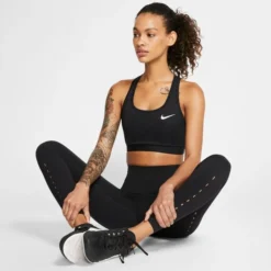 NIKE Women's Medium-Support Non-Padded Dri-FIT Sports Bra -Carhar Clothing Shop 2072471 001 alt6