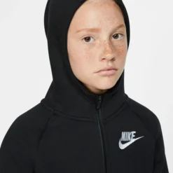 NIKE Girls' Sportwear Full-Zip Hoodie -Carhar Clothing Shop 2072480 001 alt5