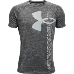 UNDER ARMOUR Boys' UA Tech Hybrid Short Sleeve Tee