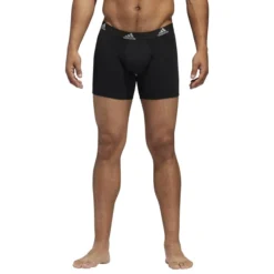ADIDAS Men's Stretch Cotton Boxer Brief, 3 Pack -Carhar Clothing Shop 2073646 001 alt3