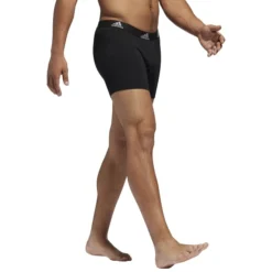 ADIDAS Men's Stretch Cotton Boxer Brief, 3 Pack -Carhar Clothing Shop 2073646 001 alt6