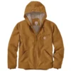 CARHARTT Men's Washed Duck Sherpa-Lined Jacket